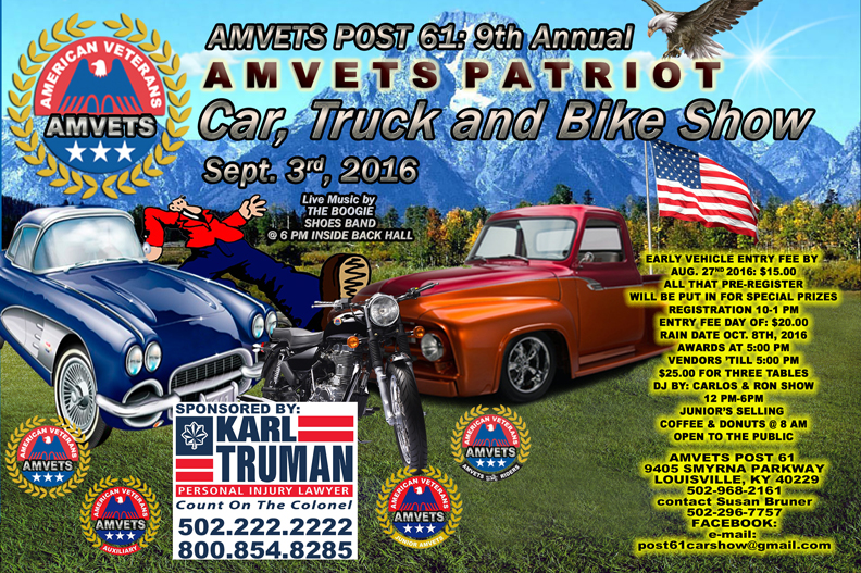 AMVETS Post 61 9th Annual Car, Truck and Bike Show Car