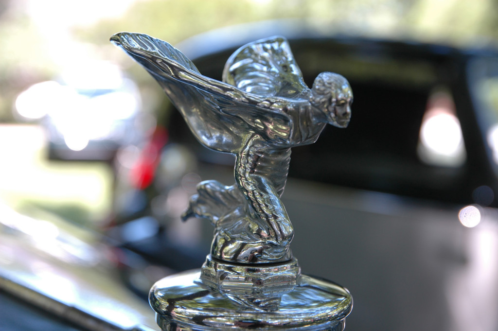 Rolls Royce Spirit of Ecstasy This is the kneeling version used from 1934 to 1939 and 1946 to 1955